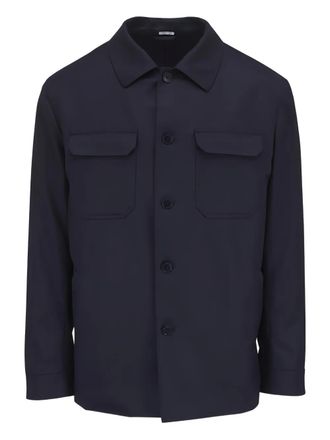 Atelier Munro buttoned pocket jacket - men - Wool - 40 - Blue