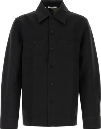 Givenchy Couture Seam Overshirt - Heren - Zomerjassen - Zwart - L - Katoen - Jassen