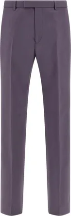 Gucci Purple Tailored Trousers