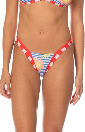 Maaji Awake in Light Trinity Reversible Bikini Bottoms in Open Blue at Nordstrom, Size X-Small