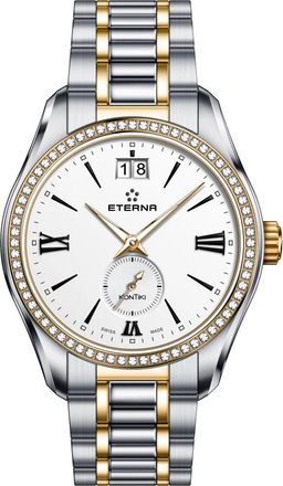 Eterna Kon Tiki Quartz Horloge - Heren - Horloges - Grijs - ONE Size - Accessoires