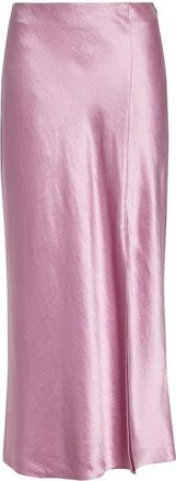 Jason Wu Bias Cut Washed Twill Slip Skirt in Peony at Nordstrom, Size 12
