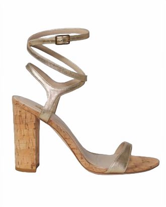 Paige Womens Niko Heeled Sandal In Light Gold