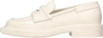 3Juin Viola Leren Mocassins - Dames - Loafers - Wit - 38 1/2 EU - Leer - Schoenen