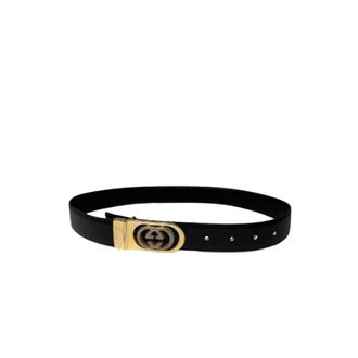 Gucci Cintura GG Pre-owned - - Pre-owned - Donna - Nero - ONE SIZE