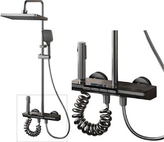 OEM Columna De Ducha Ajustable Con 4 Modos De Rociado, Cabezal De Ducha Y Grifo Incluidos, Dise&ntilde;o Moderno Y Funcional - Ulisem