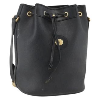 Dior Pre-owned Bucket Bags, female, Black, Size: ONE SIZE Pre-owned Vintage Bucket Shoulder Bag