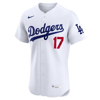 Nike Shohei Ohtani Los Angeles Dodgers Nike Mens Dri-FIT ADV MLB Elite Jersey in White | 9B10LDHOLD9-CFA