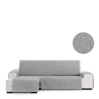 Eysa Funda chaise longue izquierda vista frontal gris 290 cm