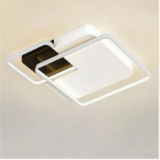 Trade Shop Trade Shop - Copy Of Lampadario A Sospensione Led 48w Esagonale Effetto Cristallo Moderno Bianco 31838