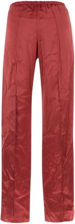 Palm Angels Womens Tyrian Purple Viscose Pant - Brown - Size X-Small