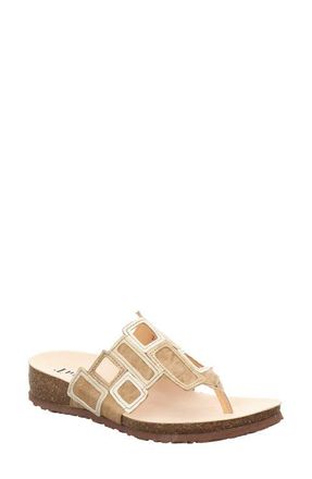 Think Julia Sandal in Beige/Kombi at Nordstrom, Size 10-10.5Us