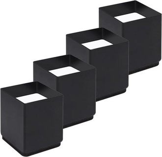 OEM Elevador De Cama De Acero Al Carbono De 4 Piezas: A&ntilde;ade 5 Cm De Altura, Capacidad De Carga De Hasta 4535 Kg (10000 Lbs), Silla Y Sof&aacute;