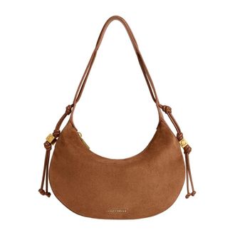 Coccinelle Thess Schoudertas - Dames - Schoudertassen - Bruin - ONE Size - Katoen - Tassen
