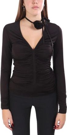 Marella Dames, Tops, Zwart, Maat: M