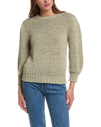 Design History Elbow Puff Sleeve Pullover