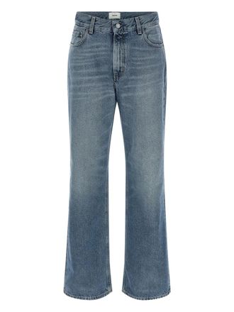 Haikure Korea Nordic blue five-pockets jeans