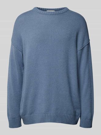 Drykorn Drykorn Strickpullover mit überschnittenen Schultern Modell MALIO in Blau, Größe XXL