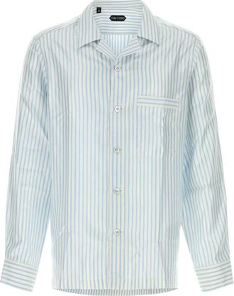 Tom Ford Light Blue Stripes Shirt