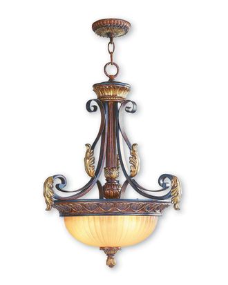 Livex Lighting Livex Villa Verona 3-Light Vbz Inverted Pendant