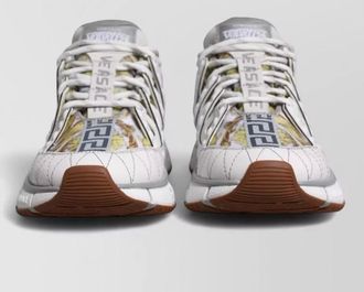 Versace barocco print low-top sneakers