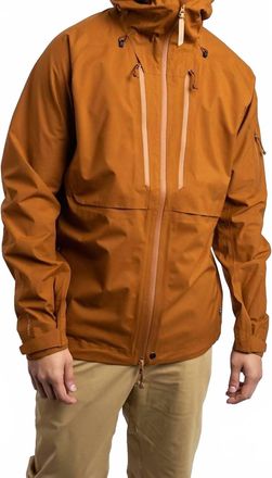 Fj&auml;llr&auml;ven Keb Eco-Shell Jacket In Chestnut