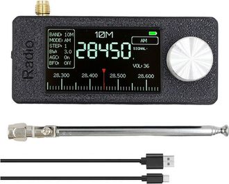 OEM Radio Port&aacute;til Si4732 0.5-108mhz Lsb Usb Am Fm Radio De Bolsillo Pantalla Ips De 1.9 Pulgadas Radio Fm/am Sw Mw Vhf