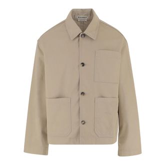 J.W.Anderson Patch Pocket Jacket - Heren - Zomerjassen - Beige - XL - Katoen - Jassen