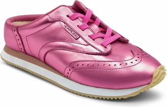 Capezio Womens Roxy Slide Tennis Shoe In Metallic Hot Pink