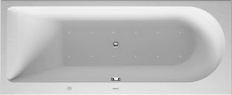 Duravit Ba&ntilde;era De Hidromasaje Duravit Darling Nuevo Rect&aacute;ngulo 1700x700mm, Versi&oacute;n Empotrada O Para Revestimiento De Ba&ntilde;era, 1 Respaldo Inclinado A La Izquier