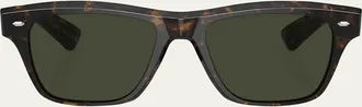 Oliver Peoples Polarized Acetate Square Sunglasses