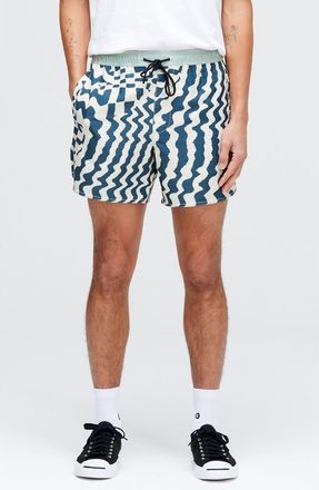 Stance FreshTek Complex Performance Shorts in Checker at Nordstrom, Size Large