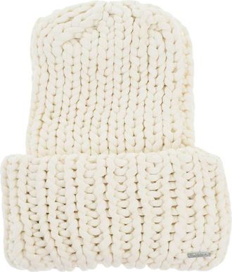 Dsquared2 White Knitted Beanie Cap