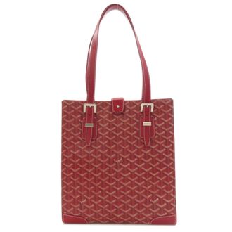 Goyard Red Color Coated Canvas Tote Bag (Pre-Owned)