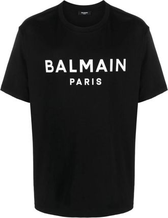 Balmain Hombre, Camisetas, Negro, Talla: S