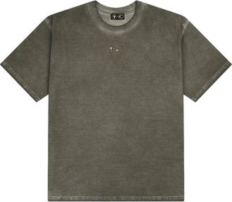 Thug Club T-shirt met logoplakkaat - Grijs