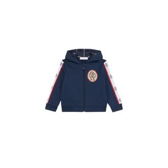 Roberto Cavalli Cotton hoodie - male - Roberto Cavalli - Kids Sweatshirts - Blue - 12 M - Kids