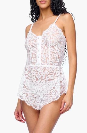 Cosabella Magnolia Teddy in White at Nordstrom, Size Medium