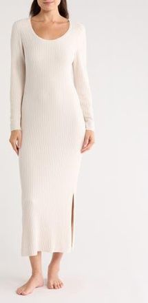 Barefoot Dreams CozyChic Ultra Lite Rib Scoop Neck Midi Dress in Sand Dune at Nordstrom Rack, Size X-Small