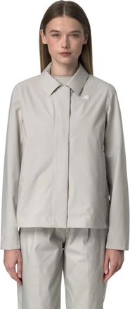 K-Way Giubbotto Arabel Stretch - Dames - Zomerjassen - Beige - M - Jassen