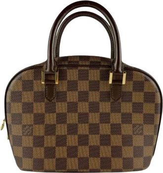 Louis Vuitton Pre-owned Vintage Damier Ebene Handtas - Dames - Vintage Handtas - Bruin - ONE Size - Vintage