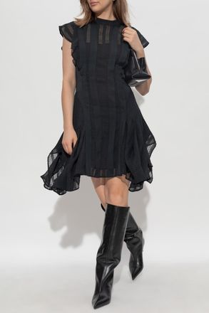 AllSaints Fleur Dress, Womens, Black