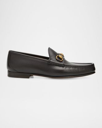 Gucci Men & apos;s Horsebit 1953 Leather Loafers
