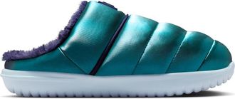Nike Burrow SE Fleece Lined Slipper in Ghost/Ghost/Purple at Nordstrom, Size 11