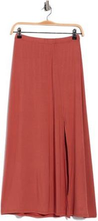 Go Couture Front Split Maxi Skirt in Hazelnut at Nordstrom Rack, Size X-Large