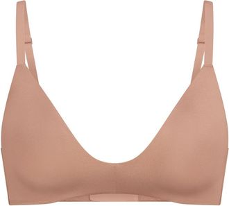 SKIMS Wireless Stretch-jersey T-shirt bra - Light Brown - 36DDD