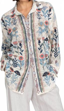 Johnny Was Fields Blouse In Lavender