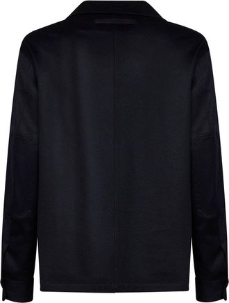 Ermenegildo Zegna Mens Overshirt Oasi Cashmere Alba Blue Shirt