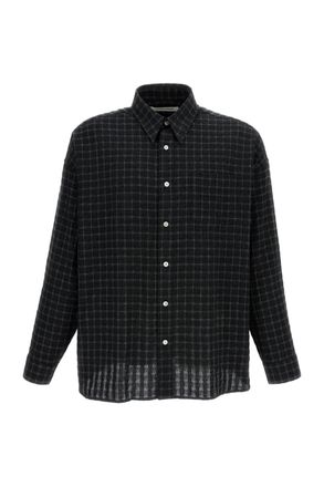 Sunflower Black Stable Seersucker Check Shirt