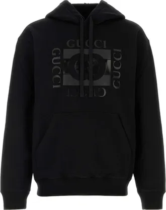 Gucci Black Cotton Sweatshirt